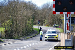 110.2020-03-16-The-Swanage-Railway.-110-Very-large-load-for-Wytch-Farm-Oil-Terminal-crossing-Norden-Gates.-