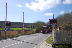 115.2020-03-16-The-Swanage-Railway.-115-Very-large-load-for-Wytch-Farm-Oil-Terminal-crossing-Norden-Gates.-