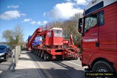 122.2020-03-16-The-Swanage-Railway.-122-Very-large-load-for-Wytch-Farm-Oil-Terminal-crossing-Norden-Gates.-