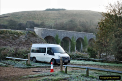 002.2021-11-03-Track-Gang-ongoing-work-at-Corfe-Castle-Viaduct.-2-Across-Purbeck.-