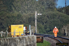 041.2021-11-03-Track-Gang-ongoing-work-at-Corfe-Castle-Viaduct.-41-Across-Purbeck.-