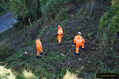 054.2021-11-03-Track-Gang-ongoing-work-at-Corfe-Castle-Viaduct.-54-Across-Purbeck.-