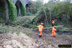 052.2021-10-26-Track-side-work-at-Corfe-Castle-viaduct.-52-On-the-ferry-to-Swanage.-