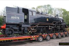 003.2021-10-22-One-loco-in-80078-and-one-loco-out-80104.-3-Corfe-Castle.-