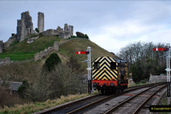 010.2022-01-07-Corfe-Castle-Norden.-10-Emergency-recovery-test-with-DMU-and-08-as-Thunderbird.-