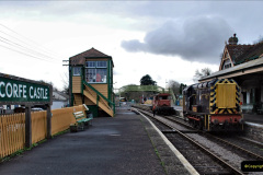 011.2022-01-07-Corfe-Castle-Norden.-11-Emergency-recovery-test-with-DMU-and-08-as-Thunderbird.-