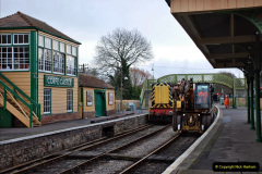041.2022-01-07-Corfe-Castle-Norden.-41-Emergency-recovery-test-with-DMU-and-08-as-Thunderbird.-