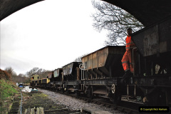 059.2022-01-07-Corfe-Castle-Norden.-59-Emergency-recovery-test-with-DMU-and-08-as-Thunderbird.-
