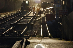 2022 January 12 Corfe Castle station track renewal. Day 3