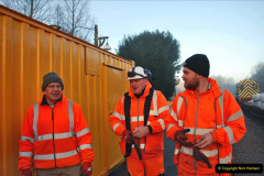 007.2022-01-14-Corfe-Castle-station-track-renewal-DAY-5.-7-Track-gang-of-years-past.-