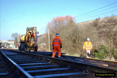 057.2022-01-14-Corfe-Castle-station-track-renewal-DAY-5.-57-Track-gang-of-years-past.-