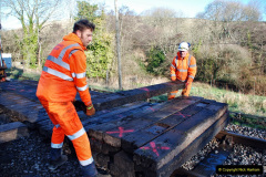 068.2022-01-14-Corfe-Castle-station-track-renewal-DAY-5.-68-Track-gang-of-years-past.-
