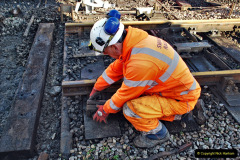 133.2022-01-14-Corfe-Castle-station-track-renewal-DAY-5.-133-Track-gang-of-years-past.-