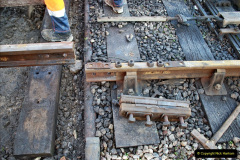155.2022-01-14-Corfe-Castle-station-track-renewal-DAY-5.-155-Track-gang-of-years-past.-