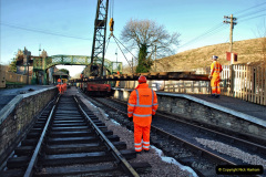 214.2022-01-14-Corfe-Castle-station-track-renewal-DAY-5.-214-Track-gang-of-years-past.-