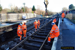 226.2022-01-14-Corfe-Castle-station-track-renewal-DAY-5.-226-Track-gang-of-years-past.-