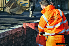 087.2022-01-17-Corfe-Castle-station-track-renewal-DAY-6.-87-On-the-way-to-Corfe-Castle.-