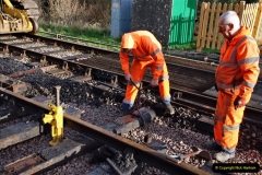 051.2022-01-19-Corfe-Castle-station-track-renewal-DAY-8.-51-On-the-way-to-Corfe-Castle.-