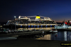 2023 December 08 Saga Cruise The Canary Islands. MV Spirit of Adventure Xmas decorations. Number 7