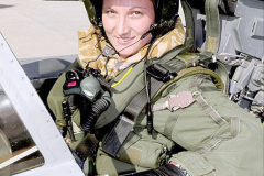 Flight Lieutenant Jules Fleming, a pilot with 31 Squadron from Royal Air Force Marham in the cockpit of a Tornado out in Afghanistan. 


FIRST FEMALE TORNADO CREW IN AFGHANISTAN   

She might be the only female Tornado pilot in Afghanistan, but Juliette Fleming, known as Jules, insists she is just ‘one of the boys’ amongst her colleagues from 31 Squadron, Royal Air Force Marham in Norfolk. The 30 year old from Bury St Edmunds joined the RAF ten years ago, and after a tour in Iraq last year, Christmas 2009 will see her flying as part of the Tornado Force on Operation HERRICK. 

“Our role out here is Close Air Support” Jules explains. “It’s all about supporting the troops on the ground, whether that is searching for Improvised Explosive Devices (IEDs), providing armed over watch of patrols taking place or being on ground alert – on call, for when troops are in contact with the enemy. Since October I’ve flown over 20 missions, which has been almost 100 hours in the air. We’ve been supporting all the Allied troops, including the Americans and our British Army colleagues.” 

So far it’s been a busy tour for Flight Lieutenant Fleming. “On my first sortie in theatre we were airborne for just 5 minutes before we were called to assist troops in contact. They had been fired upon, and we were asked to look at the site that the rockets had been launched from. Staying in the overhead position we then escorted the patrol of 8 guys back to their base. When they are under attack you can hear it on the radio, hear the guys running and panting – you want to do your best to help them. As they came under fire again, we were then able to help direct an Apache helicopter to come to their aid on the ground.”