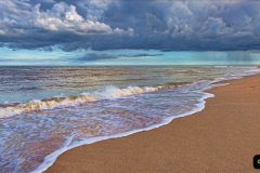 Eden Rainfall Nature Ocean Scene Thunder Storm Clouds Waves Coast Sea Beach Summer Sky Rain Landscape Water Wallpaper Beaches