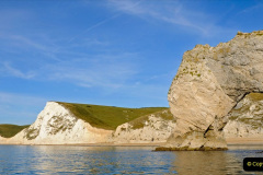 Durdle Door, Dorset  UK today beach goers generally social distancing in the fine and hot weather.

Picture DZP/Justin Glynn