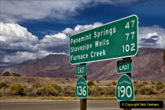 Road sign near Lone Pine