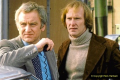 JOHN THAW & DENNIS WATERMAN 
Character(s): Det. Insp. Jack Regan, Det. Sgt. George Carter 
Television 'THE SWEENEY' (1975) 
Directed By DAVID WICKES 
05 October 1975 
SSY98646 
Allstar/THAMES TV/STUDIOCANAL 
**WARNING**
This Photograph is for editorial use only and is the copyright of THAMES TV/STUDIOCANAL
 and/or the Photographer assigned by the TV or Production Company & can only be reproduced by publications in conjunction with the promotion of the above TV Programme.
A Mandatory Credit To THAMES TV/STUDIOCANAL is required.
The Photographer should also be credited when known.
No commercial use can be granted without written authority from the TV Company.