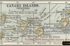 Map Of The Canary Islands, Map Of Canary Islands (Spanish), Circa 1902, From The 10Th Edition Of Encyclopaedia Britannica. (Photo By Encyclopaedia Britannica/UIG Via Getty Images)