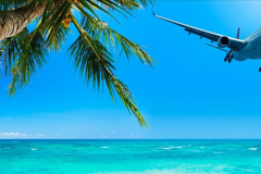 Tropical vacation concept