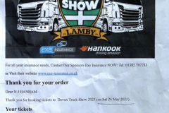 2025 May 24 Devon Truck Show near Honiton, Devon